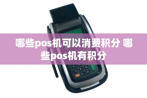 哪些pos机可以消费积分 哪些pos机有积分