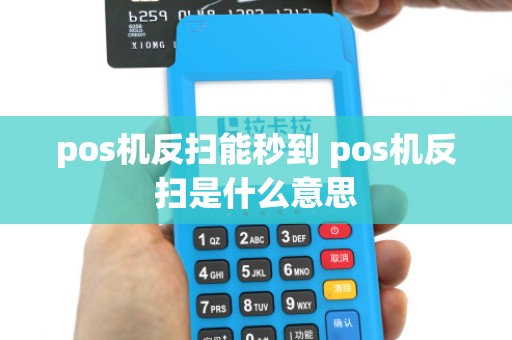 pos机反扫能秒到 pos机反扫是什么意思