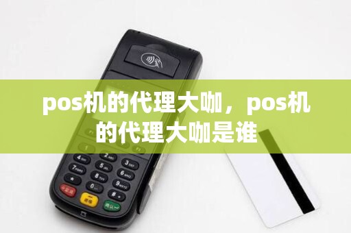 pos机的代理大咖，pos机的代理大咖是谁