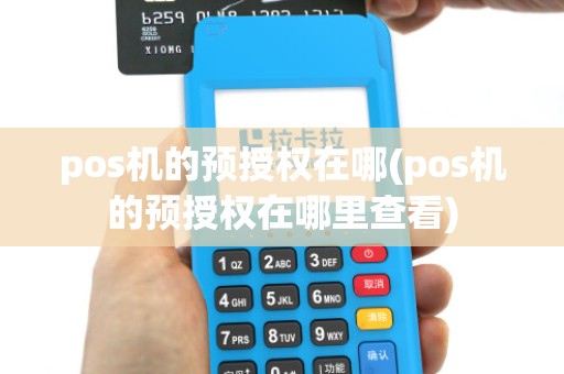 pos机的预授权在哪(pos机的预授权在哪里查看)