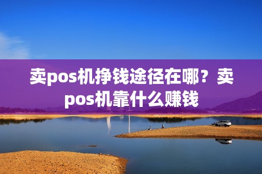 卖pos机挣钱途径在哪?卖pos机靠什么赚钱