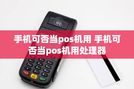 手机可否当pos机用 手机可否当pos机用处理器