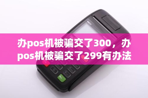 办pos机被骗交了300,办pos机被骗交了299有办法要回钱吗