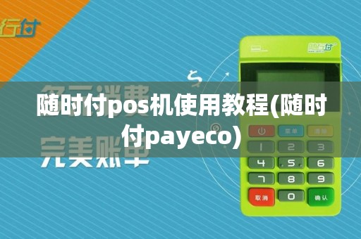 随时付pos机使用教程(随时付payeco)
