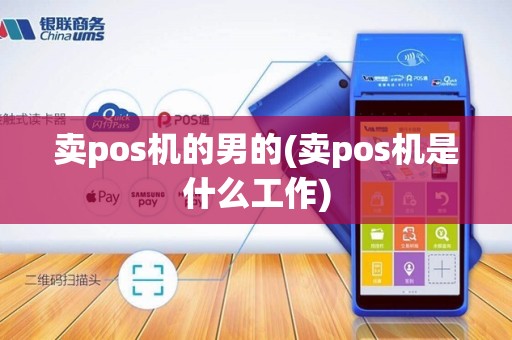 卖pos机的男的(卖pos机是什么工作)