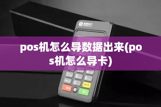 pos机怎么导数据出来(pos机怎么导卡)