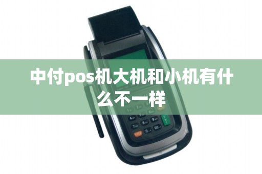 中付pos机大机和小机有什么不一样